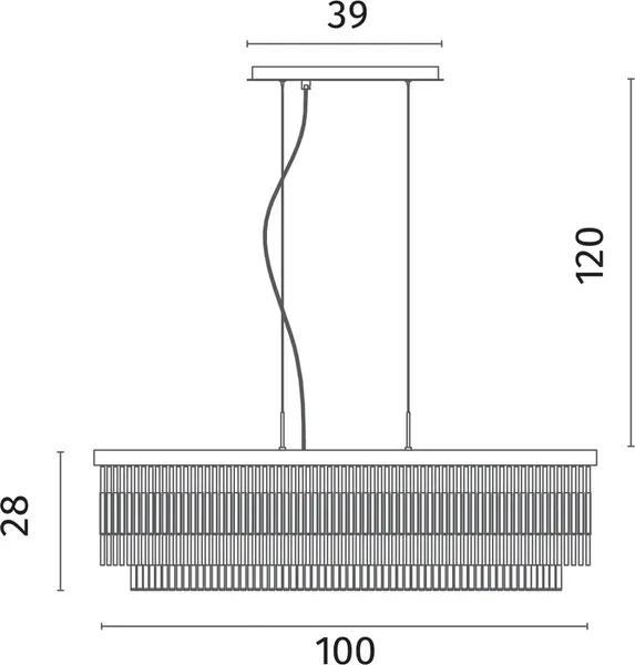 Люстра Divinare 6813/17 SP-7