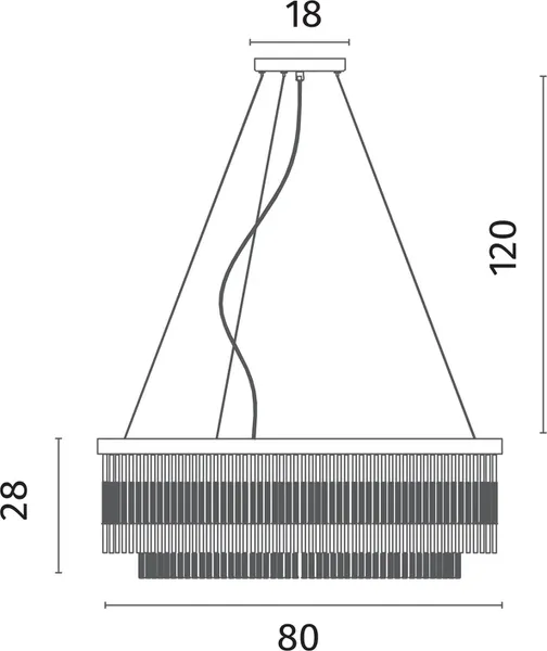 Люстра Divinare 6813/17 LM-10