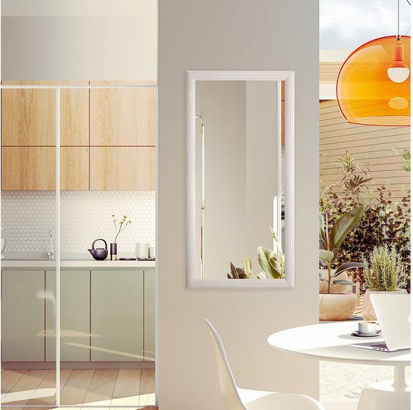 Зеркало Silver Mirrors Глянец белый 60x120 / ФР-00001088