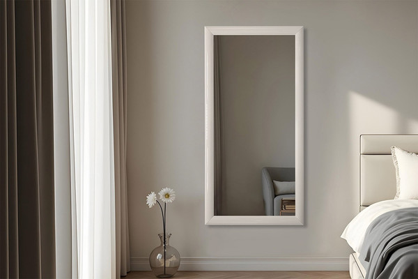 Зеркало Silver Mirrors Глянец белый 60x120 / ФР-00001088