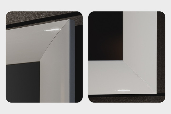 Зеркало Silver Mirrors Глянец белый 50x150 / ФР-00001449