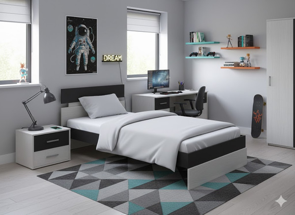 Односпальная кровать Proson Milton 90x190