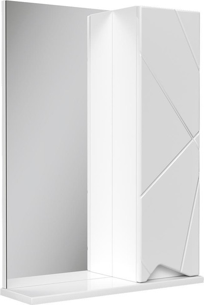 Шкаф с зеркалом для ванной Volna Pronto 50 - фото