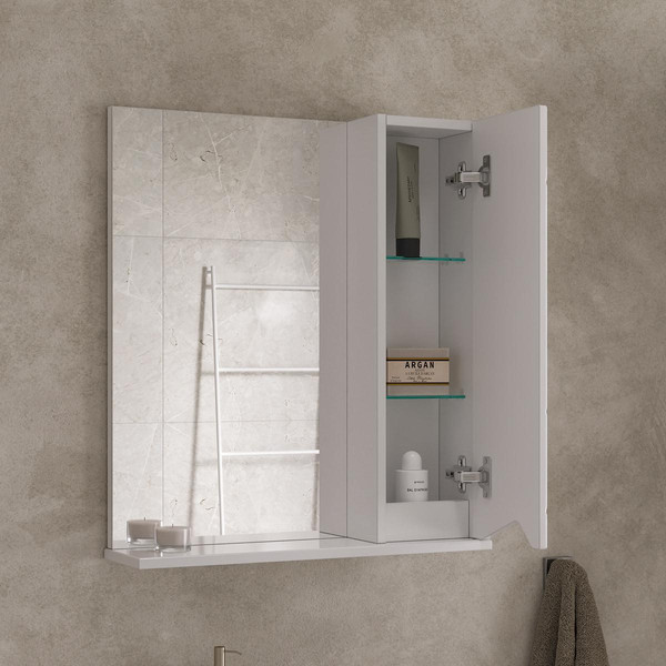 Шкаф с зеркалом для ванной Volna Pronto 60