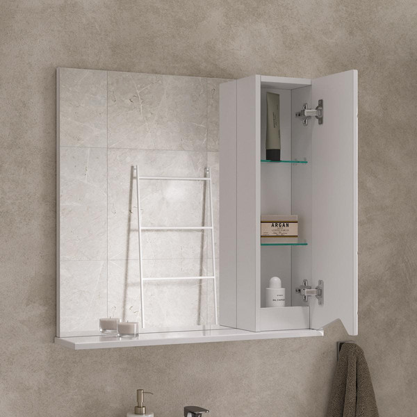 Шкаф с зеркалом для ванной Volna Pronto 70