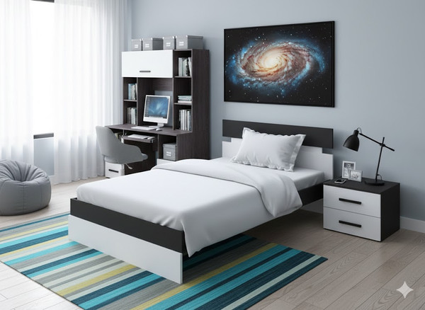 Односпальная кровать Proson Milton 80x190