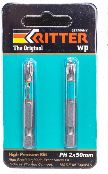 Набор бит RITTER WP PH 2x50мм / PS20112052 - фото