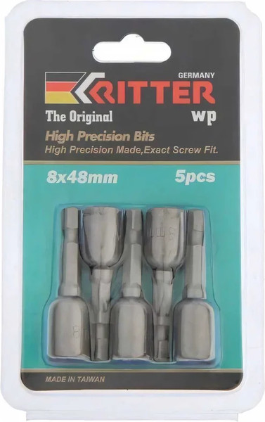 Набор головок слесарных RITTER WP 8x48мм / PS20140848