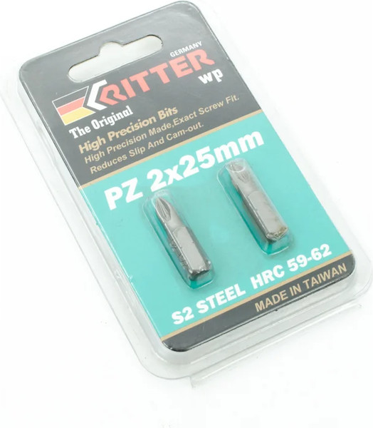 Набор бит RITTER WP PZ 2x25мм / PS20122021 - фото