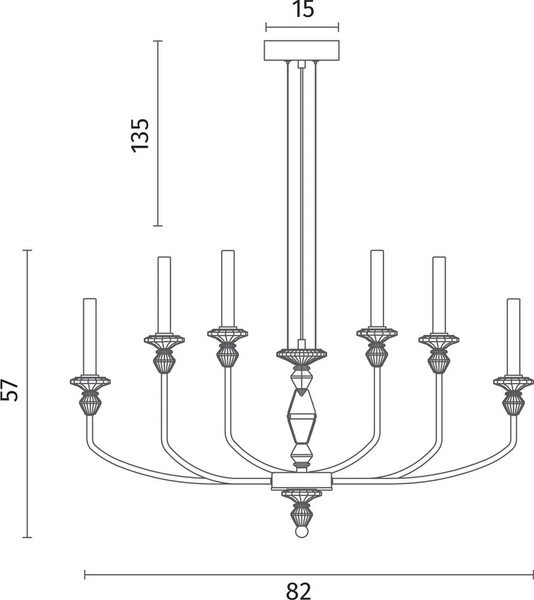 Люстра Divinare 4947/01 SP-12