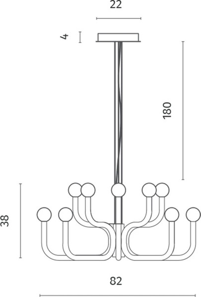 Люстра Divinare 8194/06 LM-94
