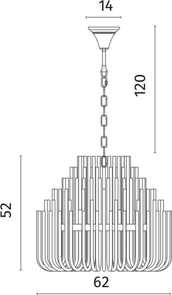 Люстра Divinare 6043/02 LM-10