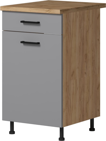 Шкаф-стол кухонный Genesis Мебель Алиса Grey 500 с ящиком