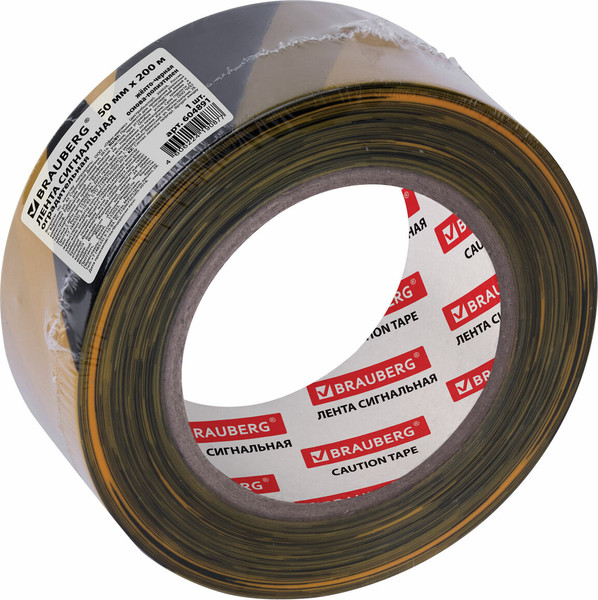 Лента сигнальная Brauberg Грандмастер / 604891
