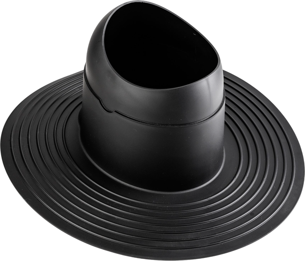 Проходка кровельная Krovent Base-VT Flat 125-150 RAL 9005 - фото