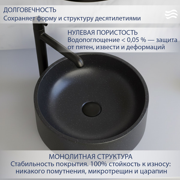 Умывальник Lauter Laguna 21L404NG