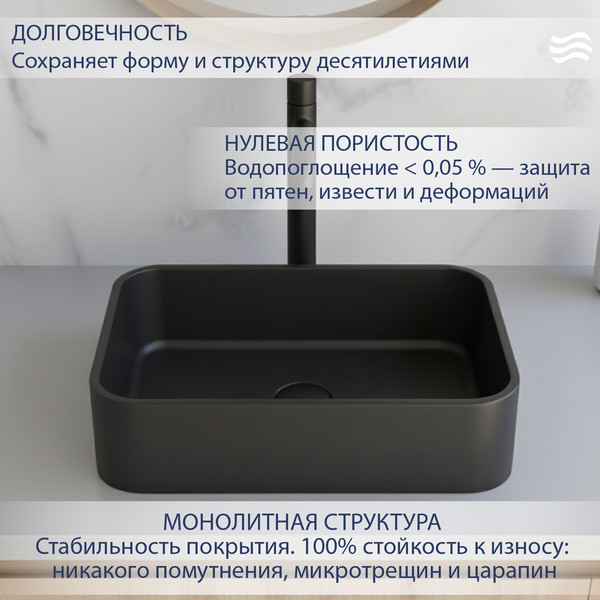 Умывальник Lauter Crescia 21G506DB