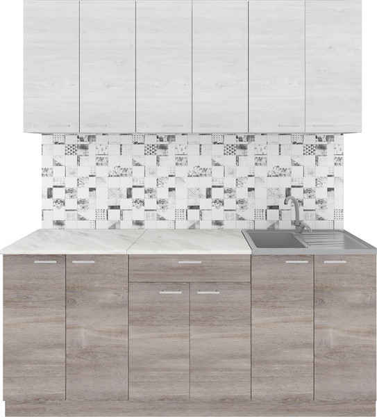 Кухонный гарнитур Агута Альфа 1.8/60 без столешницы - фото