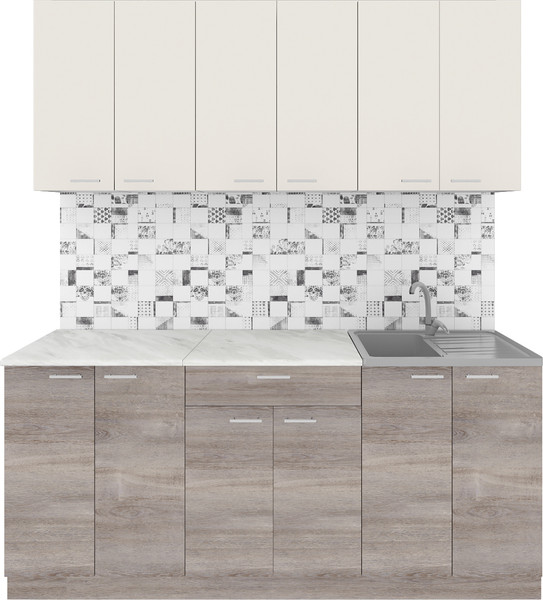 Кухонный гарнитур Агута Альфа 1.8/60 без столешницы - фото