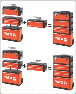 Тележка инструментальная Yato YT-09101