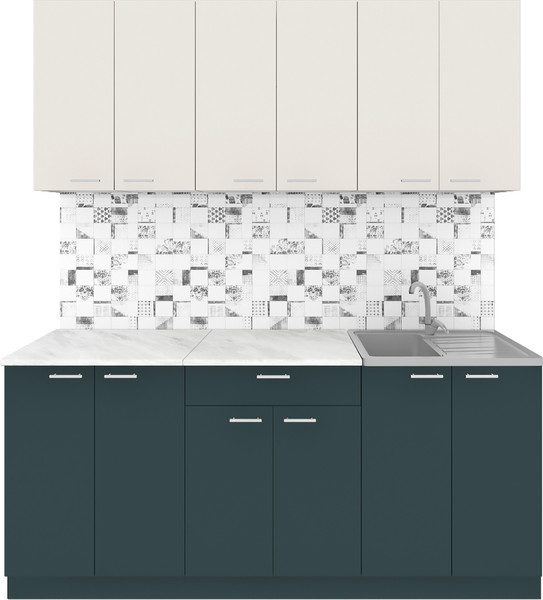 Кухонный гарнитур Агута Альфа 1.8/60 без столешницы - фото