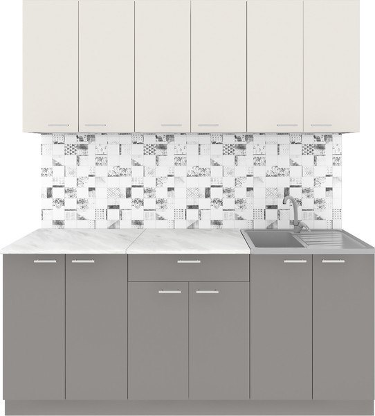 Кухонный гарнитур Агута Альфа 1.8/60 без столешницы - фото