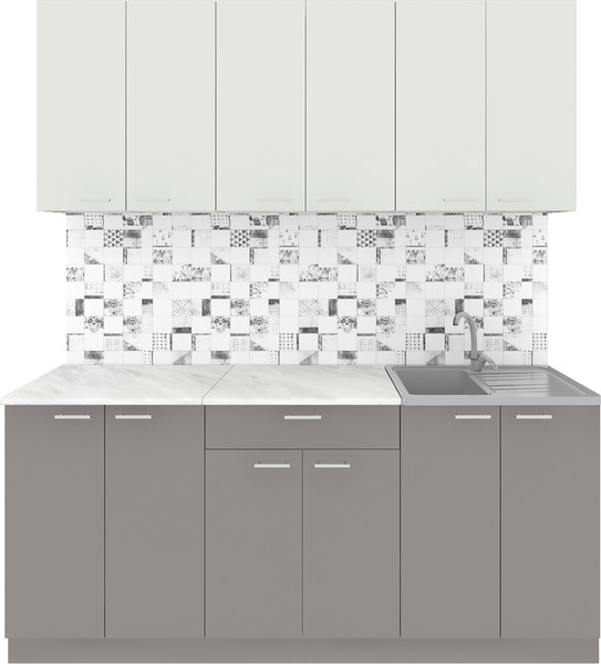 Кухонный гарнитур Агута Альфа 1.8/60 без столешницы - фото