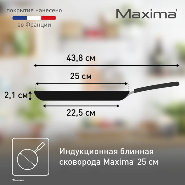Блинная сковорода Tefal Maxima 04228525