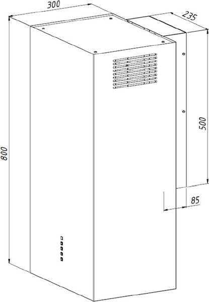 Вытяжка коробчатая Akpo Terra eco 40 wk-9