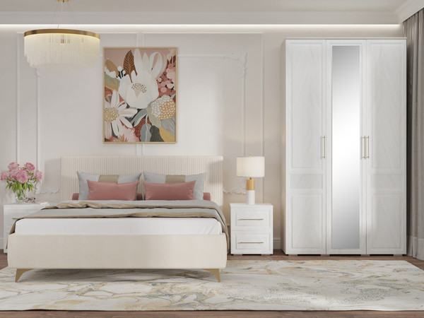 Двуспальная кровать Премиум Флоренция с ПМ