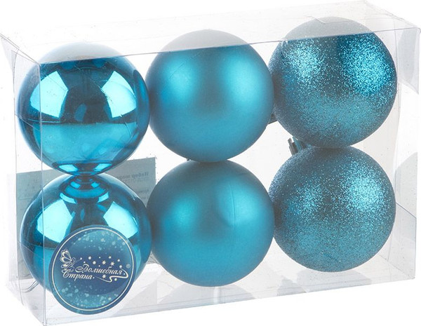 Набор шаров новогодних Волшебная страна SYQA- 0123123-02 / 106305 - фото