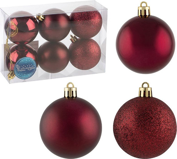 Набор шаров новогодних Волшебная страна SYQA- 0123123-04 / 106307