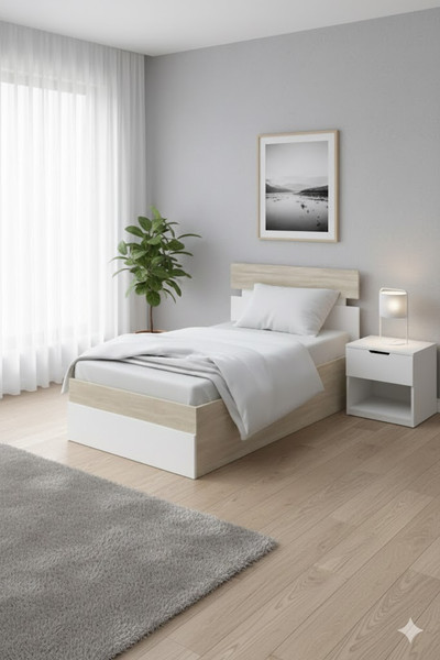 Односпальная кровать Proson Milton с ПМ 90x200