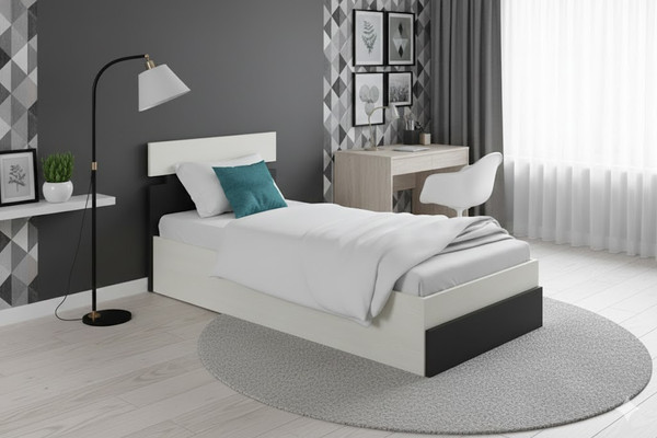 Односпальная кровать Proson Milton с ПМ 90x190