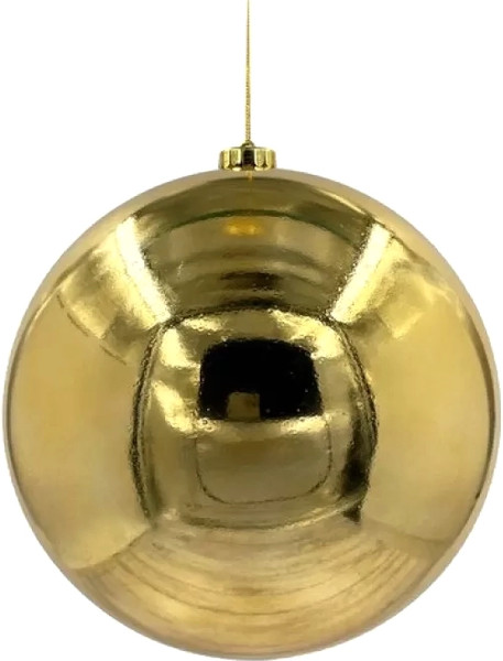 Шар новогодний ТРИУМФ Пластиковый 10см / 4005 - фото