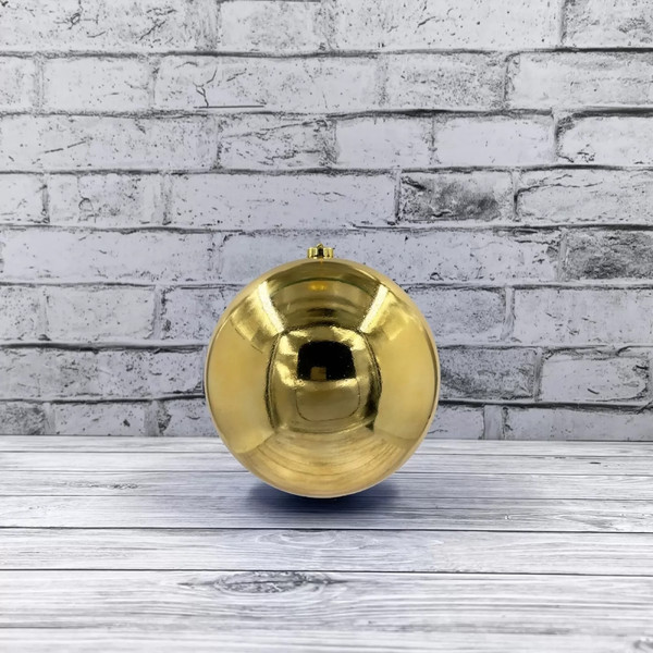 Шар новогодний ТРИУМФ Пластиковый 10см / 4005