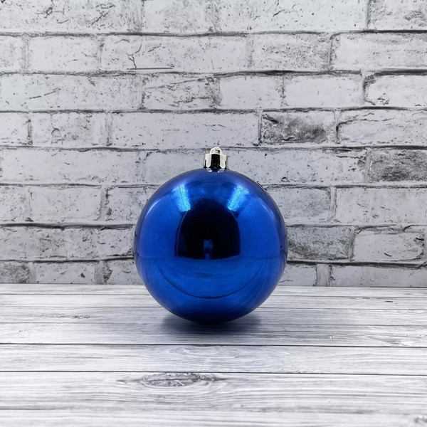 Шар новогодний ТРИУМФ Пластиковый 10см / 4008