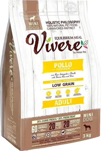 Сухой корм для собак Vivere Mini Adult Chicken - фото