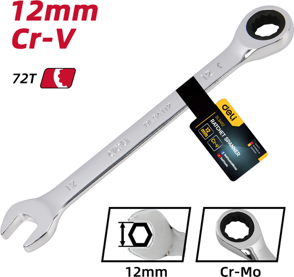 Гаечный ключ Deli EDL34112