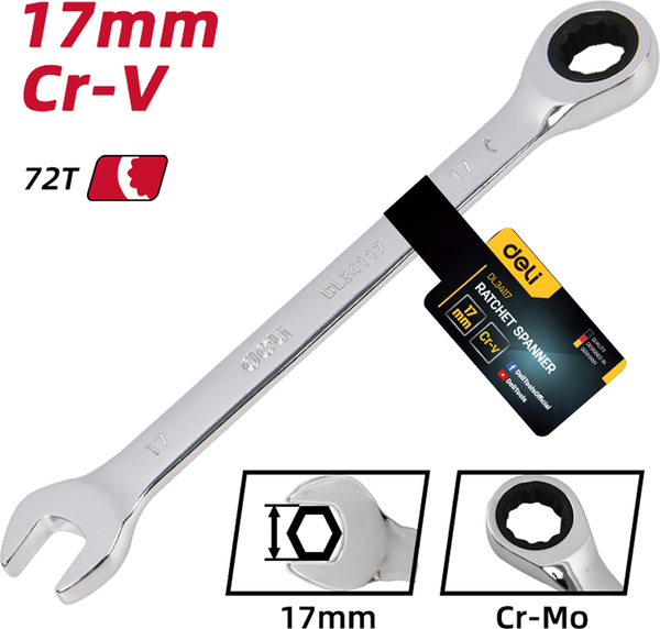 Гаечный ключ Deli EDL34117