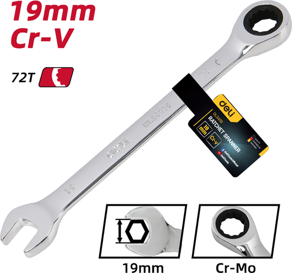 Гаечный ключ Deli EDL34119