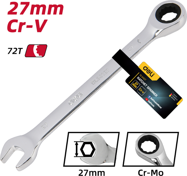 Гаечный ключ Deli EDL34127