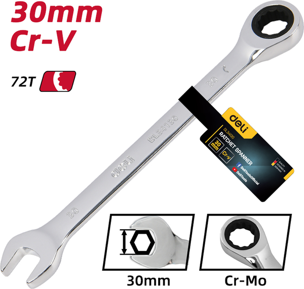 Гаечный ключ Deli EDL34130