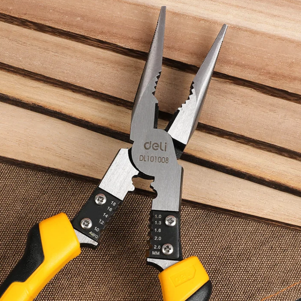 Длинногубцы Deli EDL101008