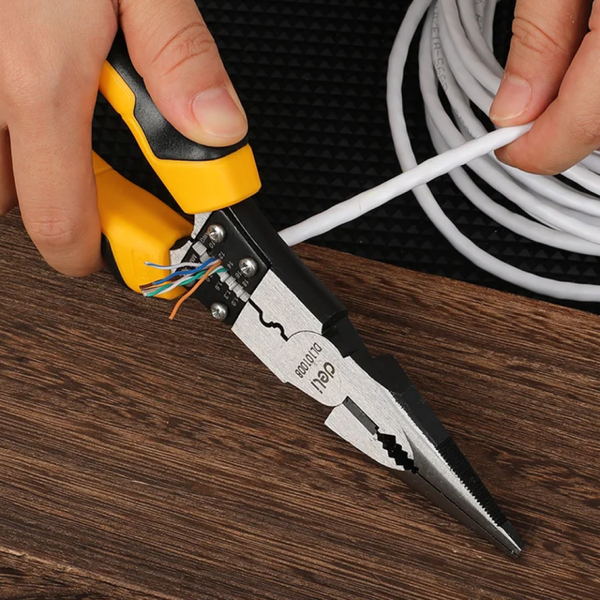 Длинногубцы Deli EDL101008