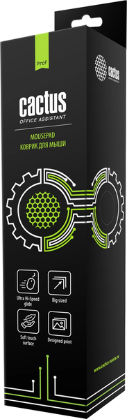 Коврик для мыши Cactus Black CS-MPC-PRO01XL