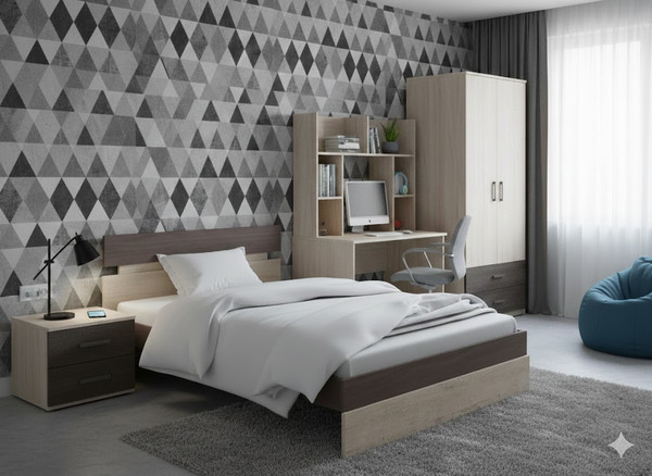 Односпальная кровать Proson Milton 80x200