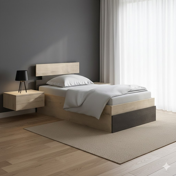 Односпальная кровать Proson Milton с ПМ 90x190