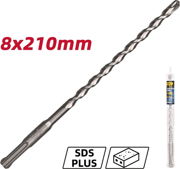 Бур Deli По бетону YS 8x210мм SDS-Plus / EDH-Y08210