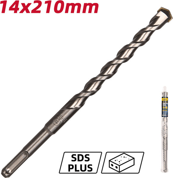 Бур Deli По бетону YS 14x210мм SDS-Plus / EDH-Y14210